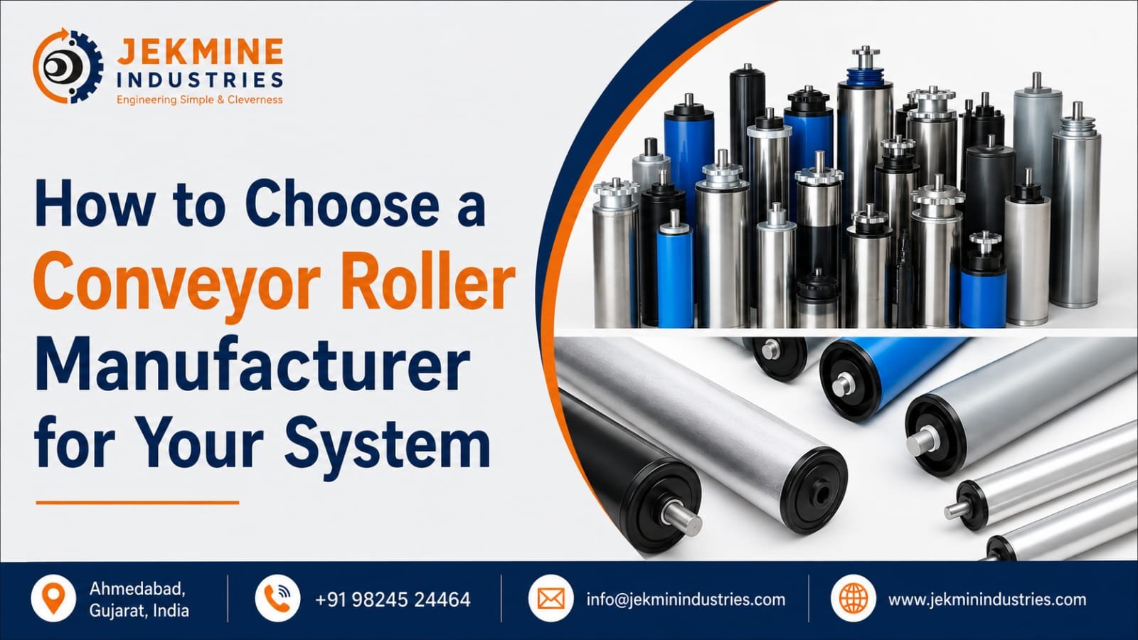 Conveyor roller manufacturer and industrial conveyor rollers
